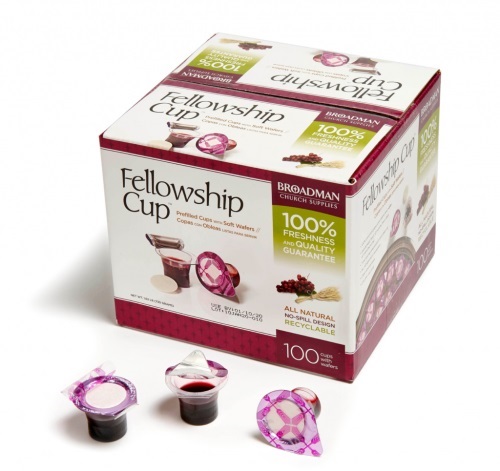 The Fellowship Cup 100 ct Prefilled Cups Juice and Wafer