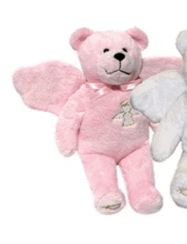 Teddy Bear Guardian Angel Pink Holy Bears Plush