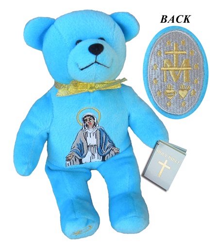 Teddy Bear Mary Miraculous Medal Holy Bears Plush
