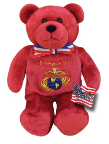 Teddy Bear US Marine Corps Holy Bears Plush