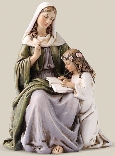 Statue St. Anne 4.5 inch Resin Painted