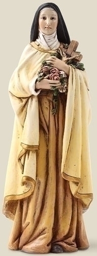 Statue St. Therese Lisieux 6.25 inch Resin Painted