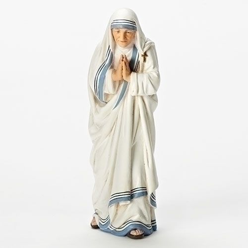 Statue St. Mother Teresa Calcutta 5.5 inch Resin Painted